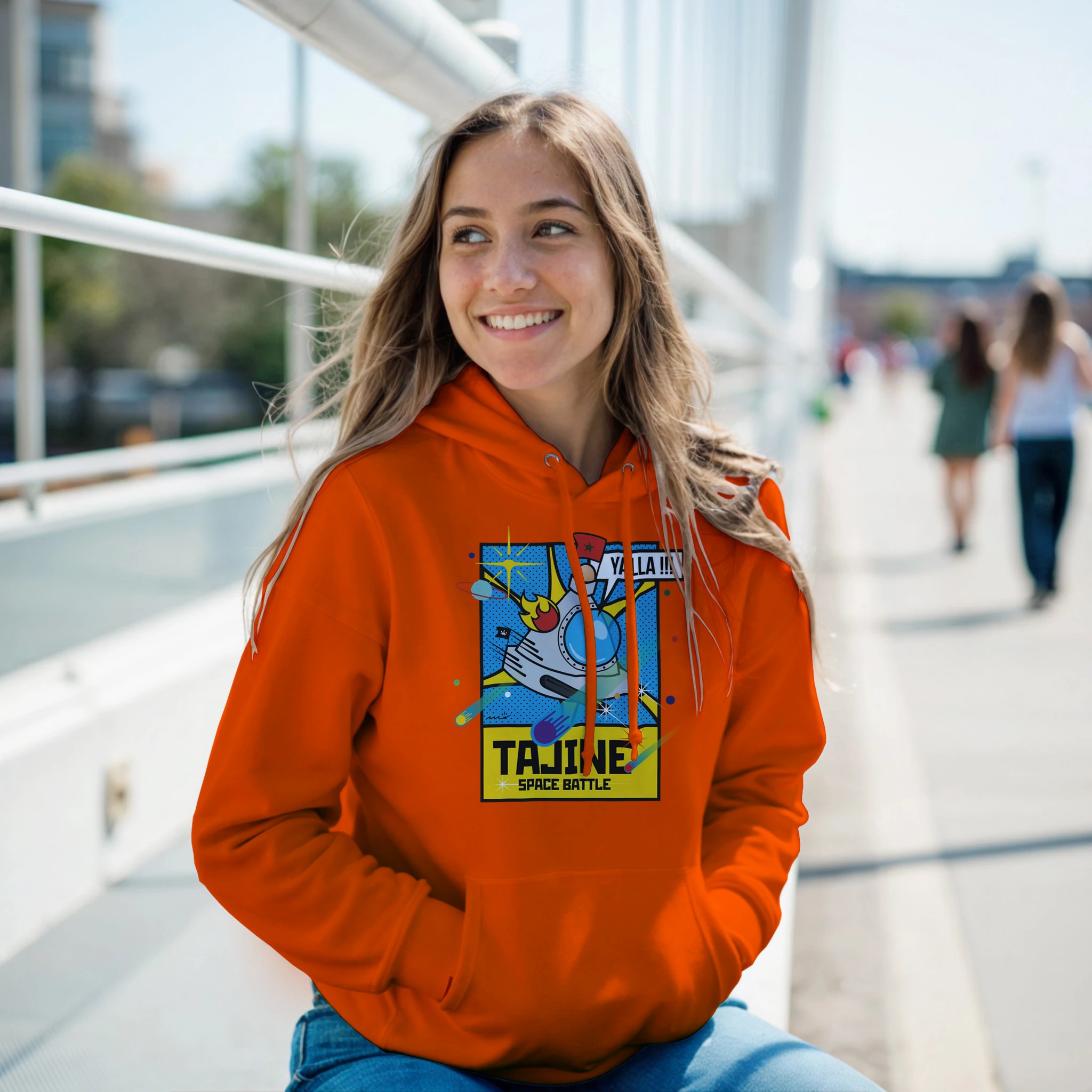Tajine Space Morocco Hoodie & Tshirt by Mehdi Ayache Berberos