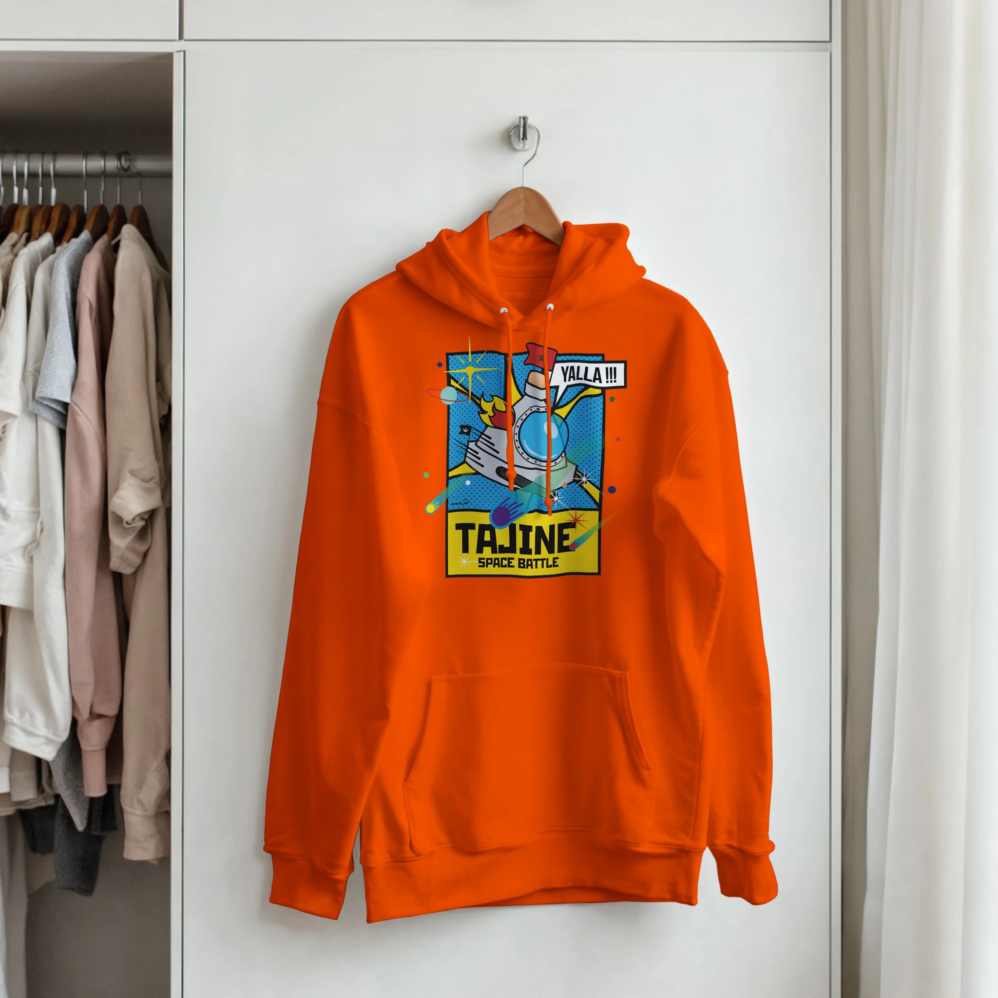 Tajine Space Morocco Hoodie & Tshirt by Mehdi Ayache Berberos